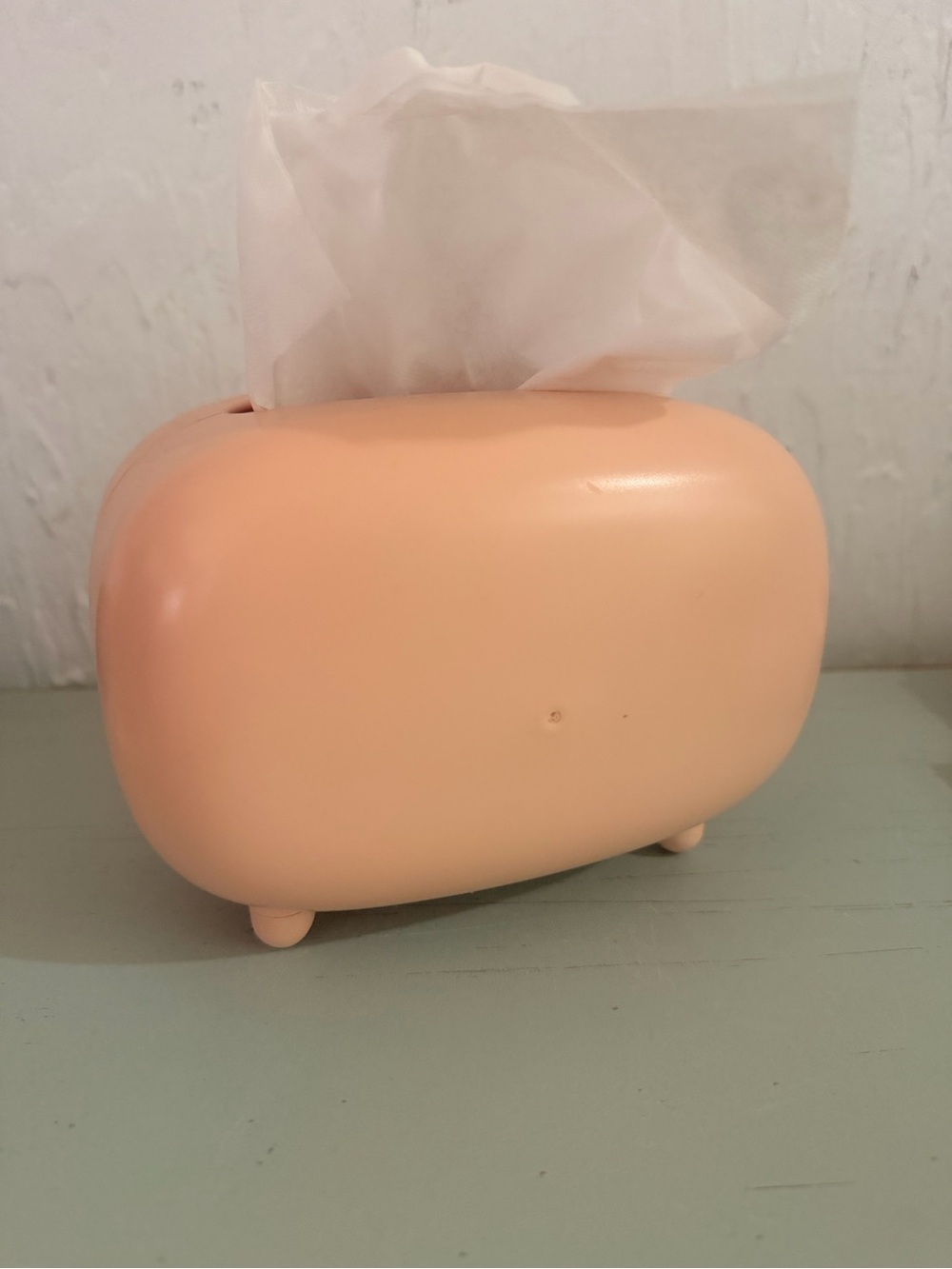 Retro Radio Tissue Box Holder Pink & Rose Gold Home Decor - Picture 4 of 8